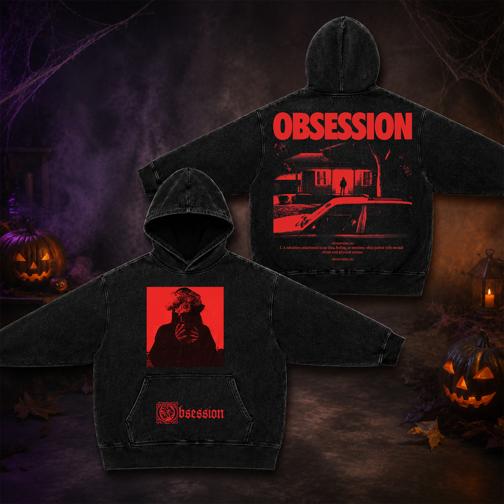Nikki Obsession | Premium Halloween Vintage Acid Washed Hoodie Ver 2