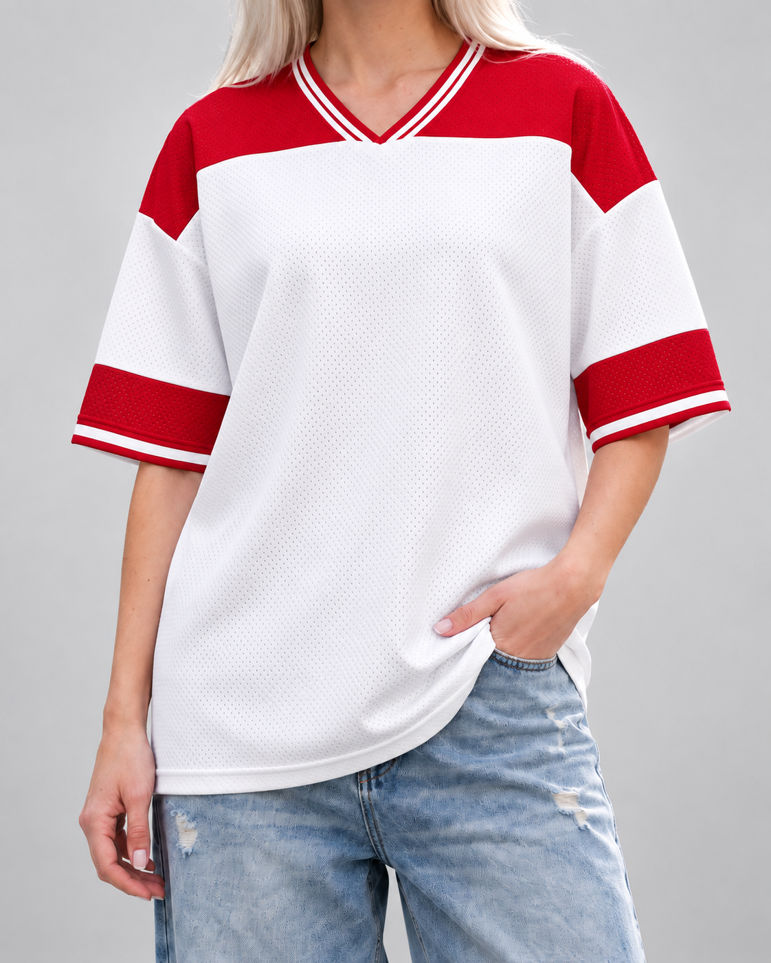 New England Patriots | Premium NFL Gridiron Heritage V-Neck Jersey