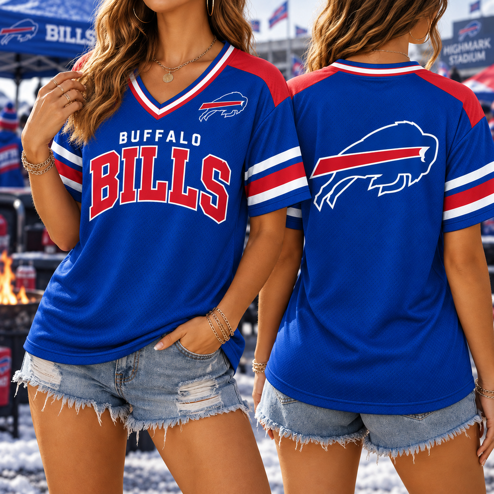 Buffalo Bills | Premium NFL Sunday Legacy V-Neck Jersey