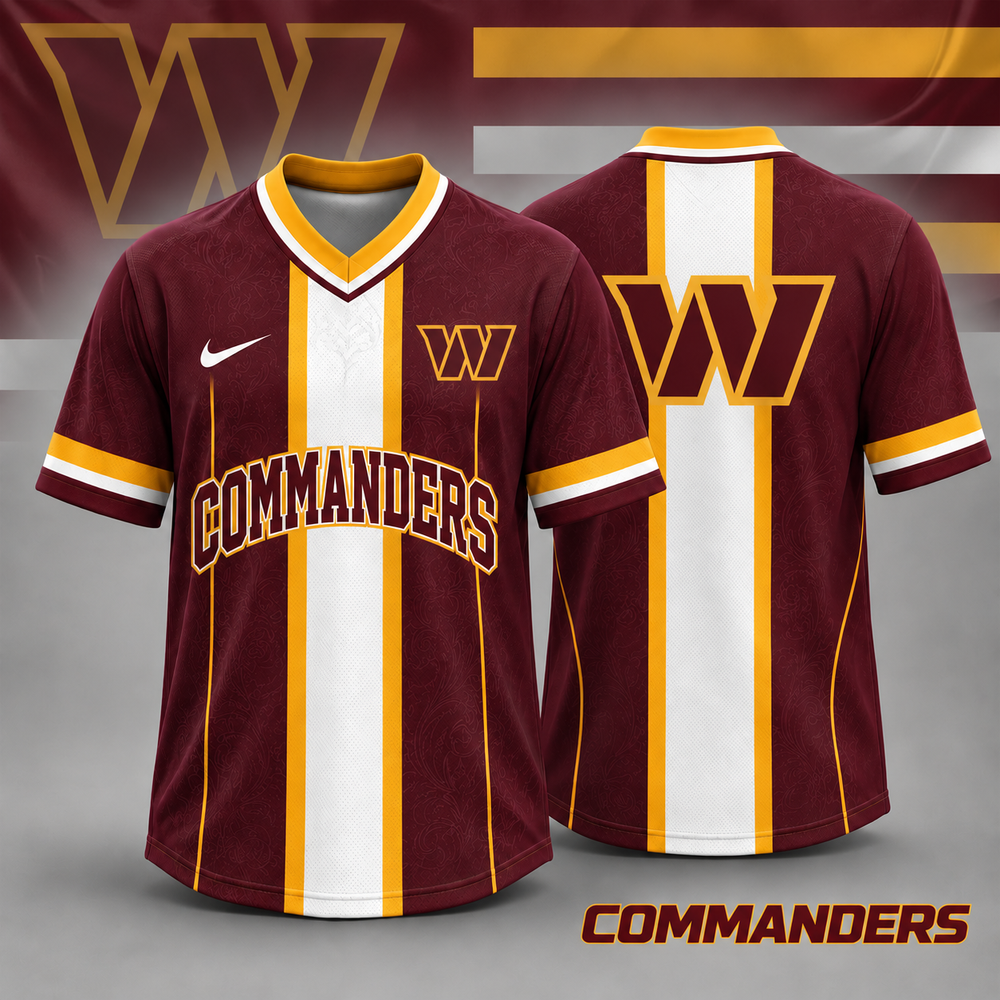 Washington Commanders | Premium NFL Football Legacy V-Neck Jersey