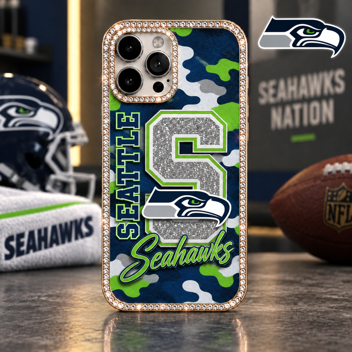 Seattle Seahawks | Premium NFL Team Heritage Phone Case