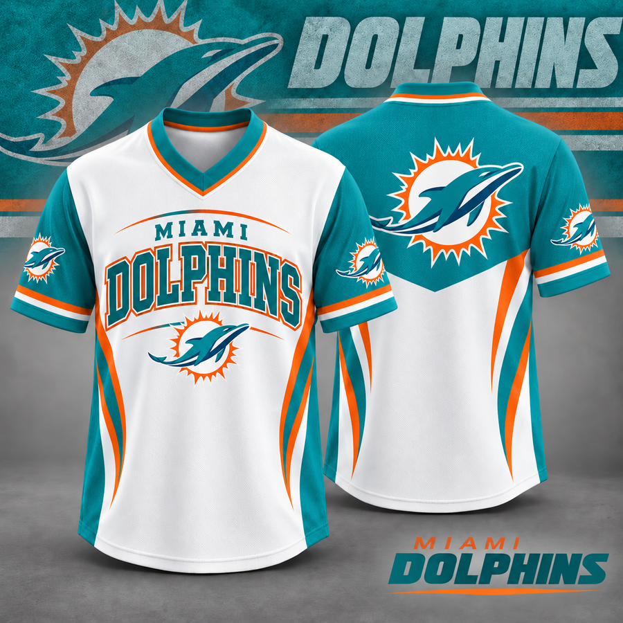 Miami Dolphins | Premium NFL Gridiron Heritage V-Neck Jersey